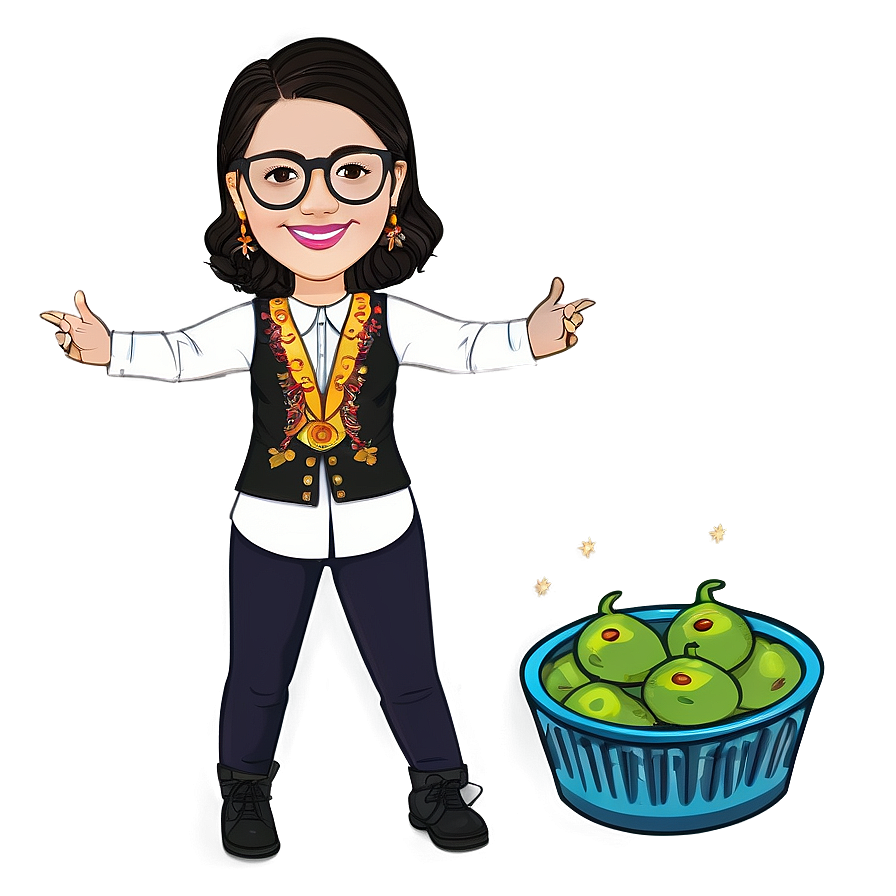 Bitmoji Party Outfit Png 06202024 PNG