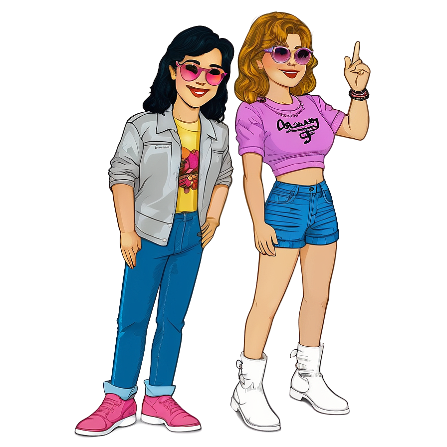 Bitmoji Retro 80s Look Png Hpy PNG