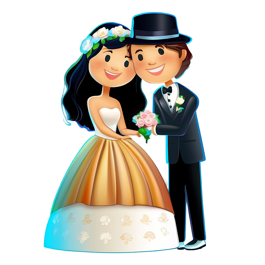 Bitmoji Virtual Wedding Png Rhw PNG