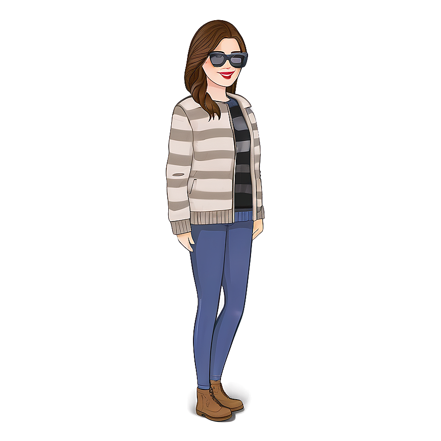 Bitmoji Winter Fashion Png 06202024 PNG