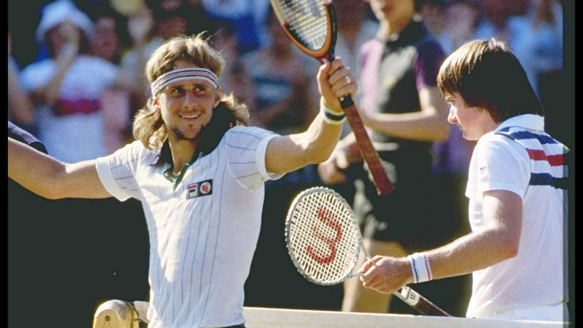 Bjorn Borg And Jimmy Connors Wallpaper