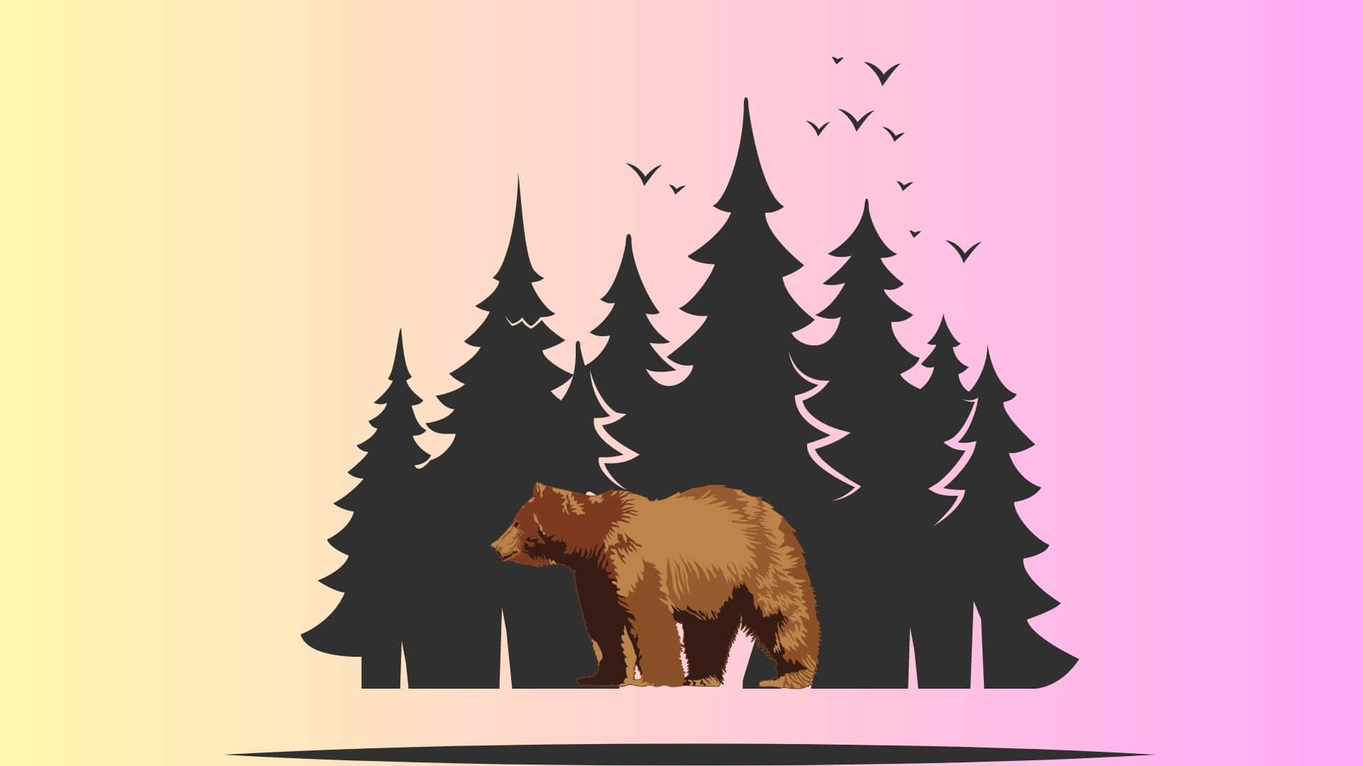 Björnbakgrundsbild