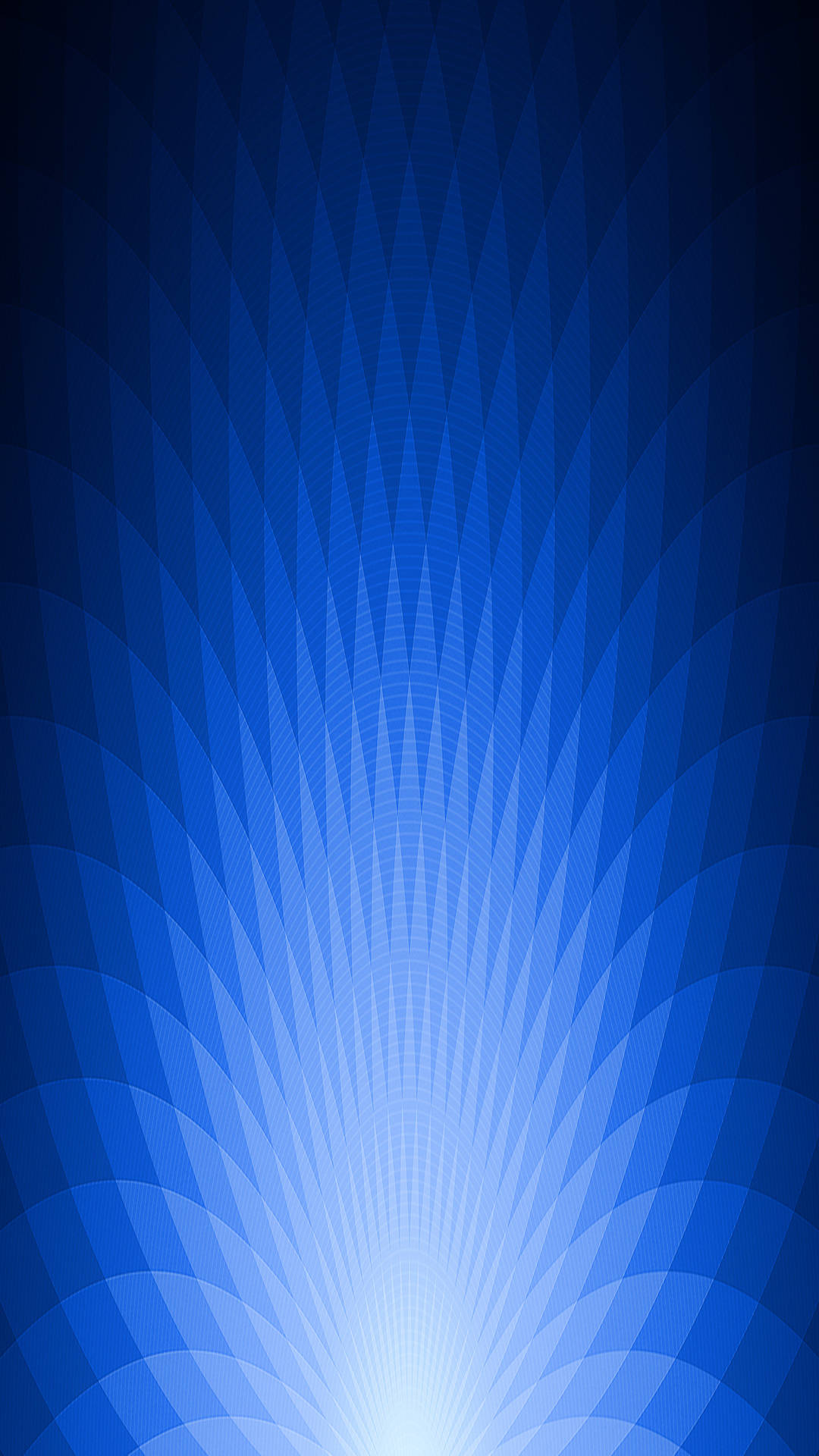 Blå Geometrisk Abstrakt Full Hd-telefon Wallpaper