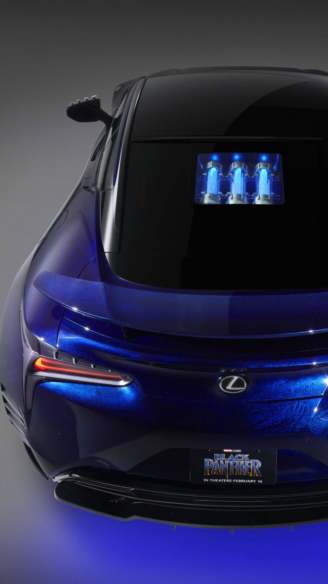 Blå Lexus Lights Iphone Wallpaper