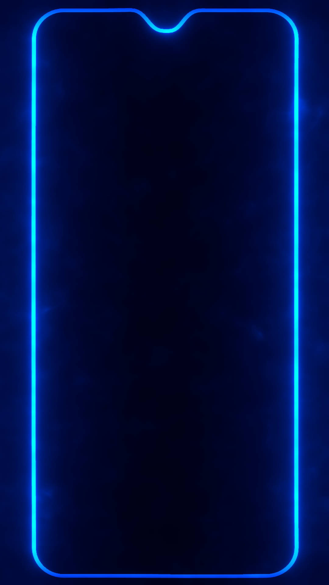 Blå Neon Estetisk Iphone Wallpaper