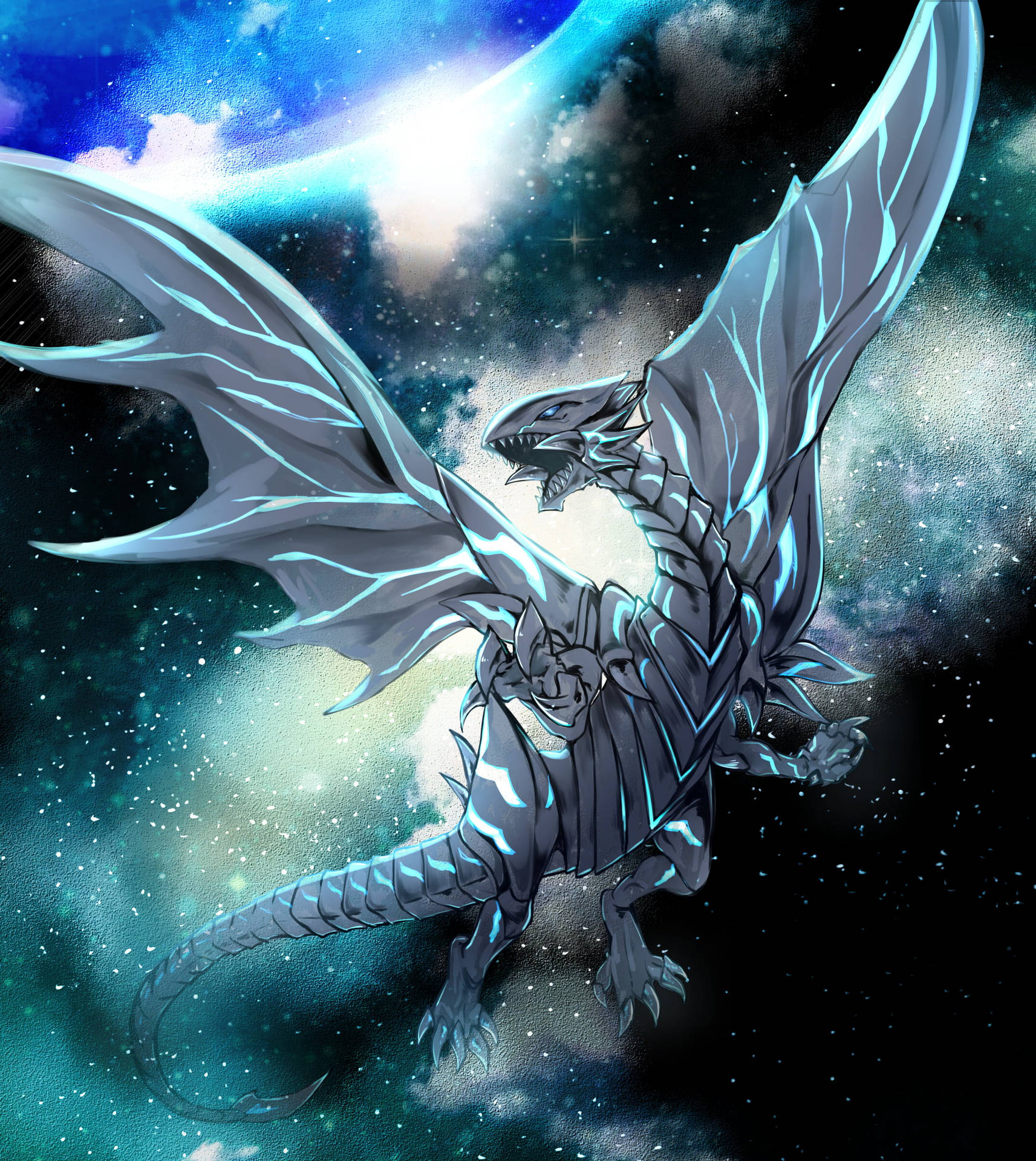 Blå Øjne Alternativ Dragon Yu Gi Oh Wallpaper