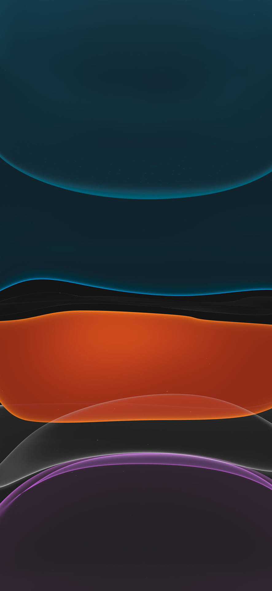 Blå Orange Iphone Stock Wallpaper