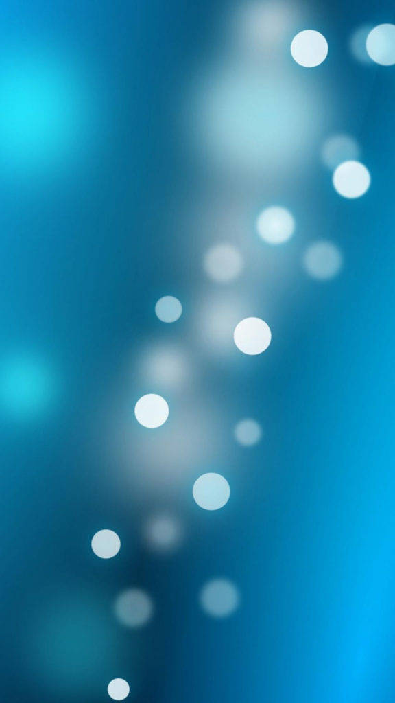 Blå Sparkles Neon Iphone Wallpaper