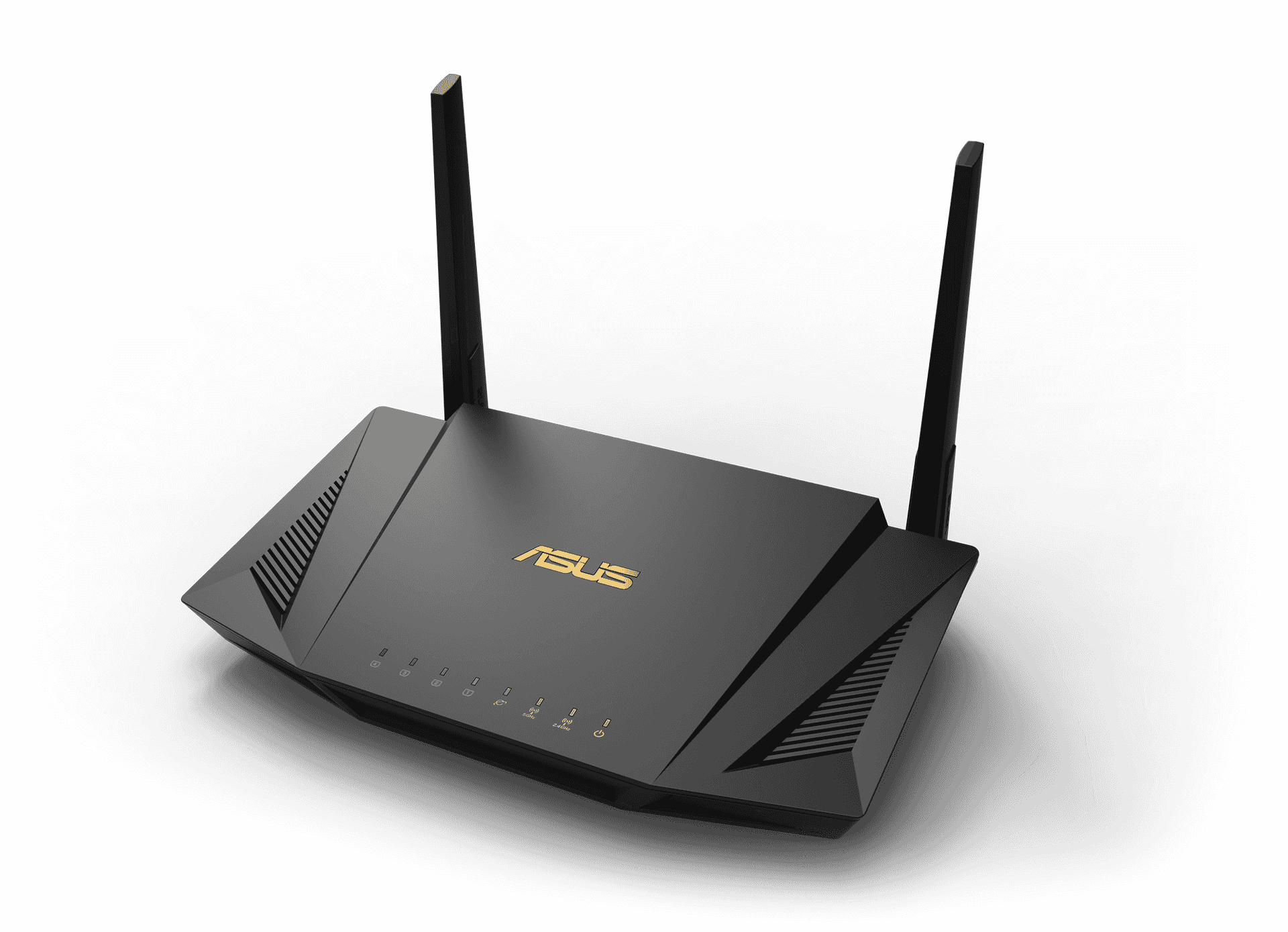 Black A S U S Wireless Router PNG