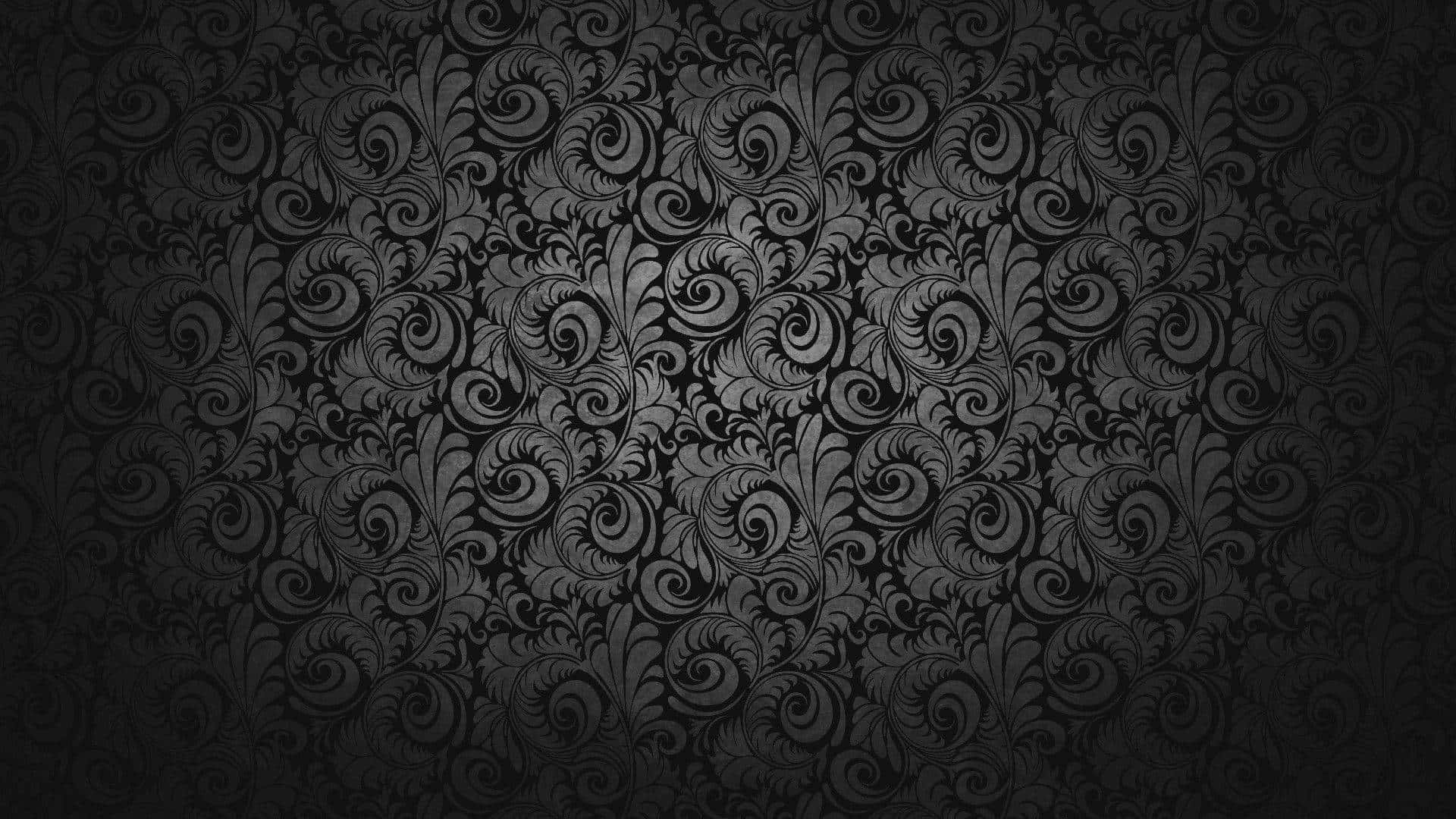 Bold and Unique Black Abstract Pattern