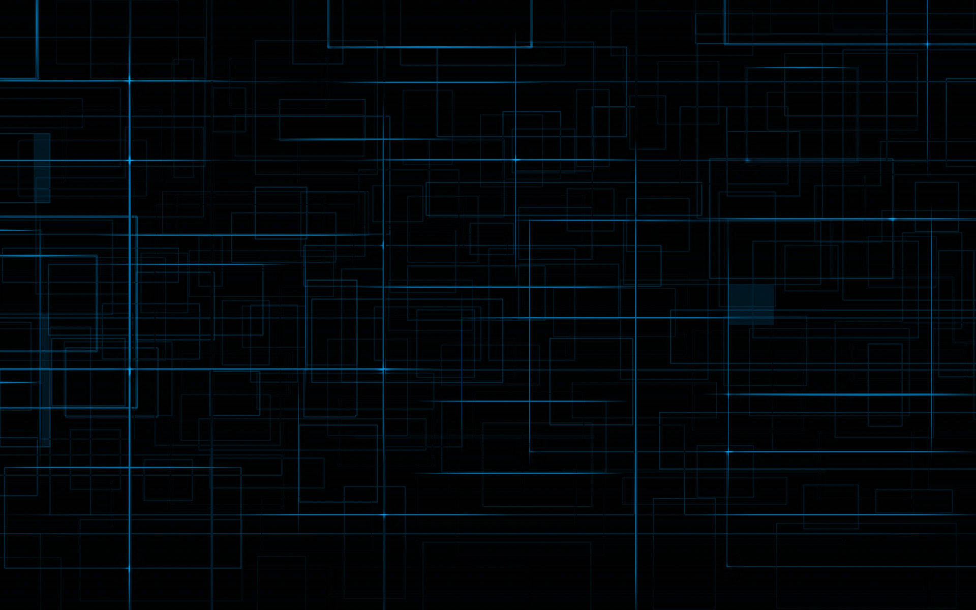Black Abstract With Blue Lines Wallpaper