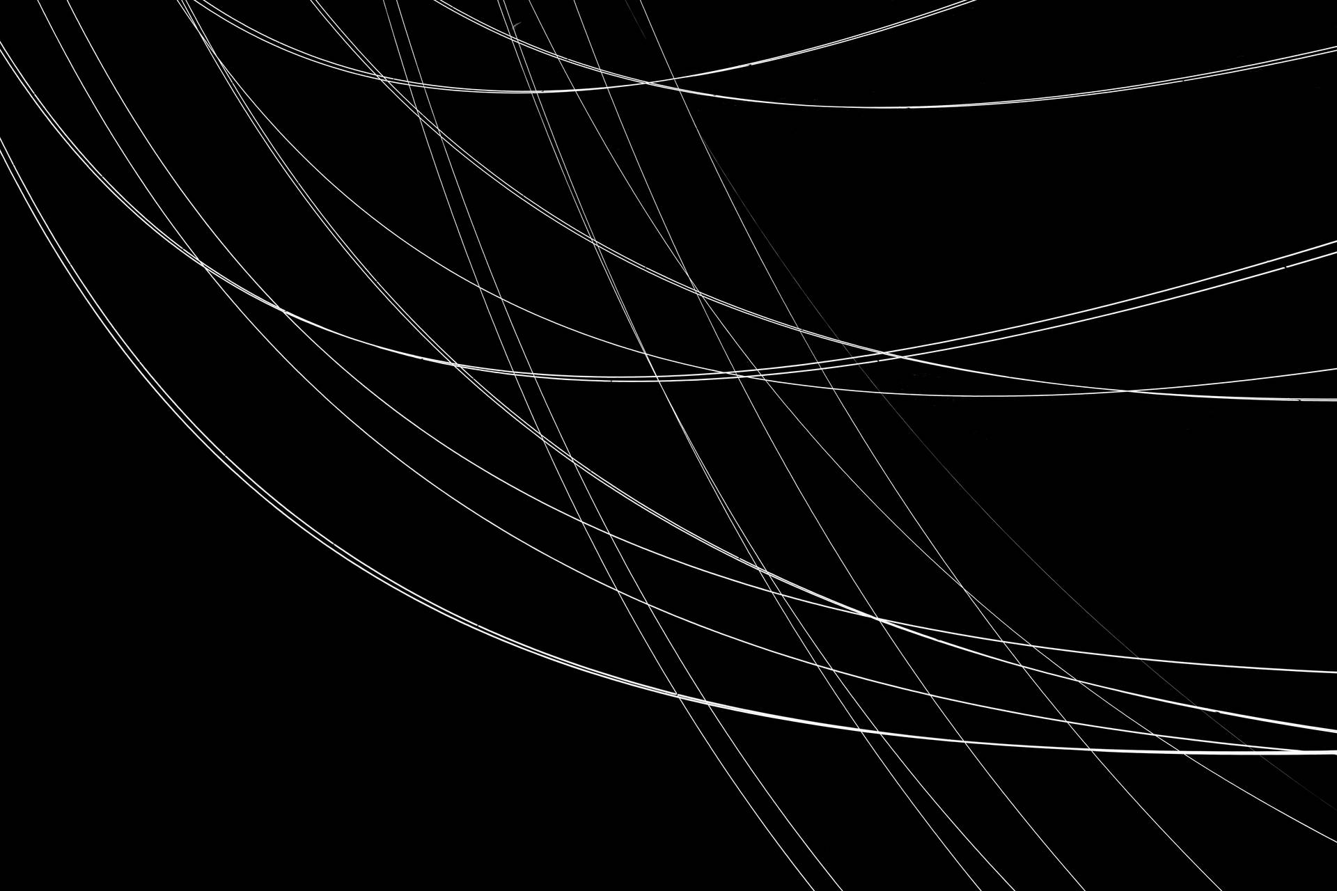 Black Abstract With Lines Picture