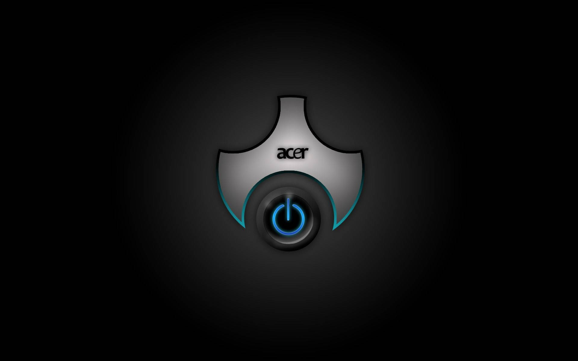 Black Acer Official Power Icon Logo Wallpaper