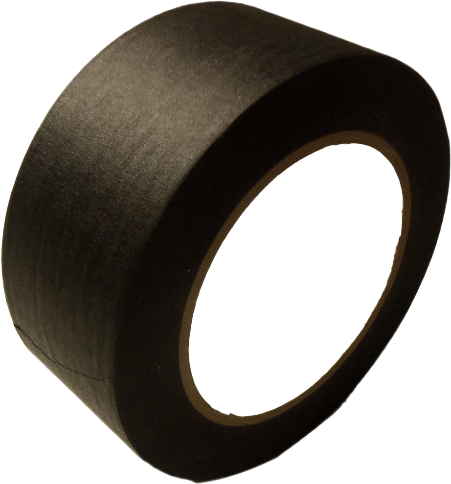 Black Adhesive Tape Roll PNG