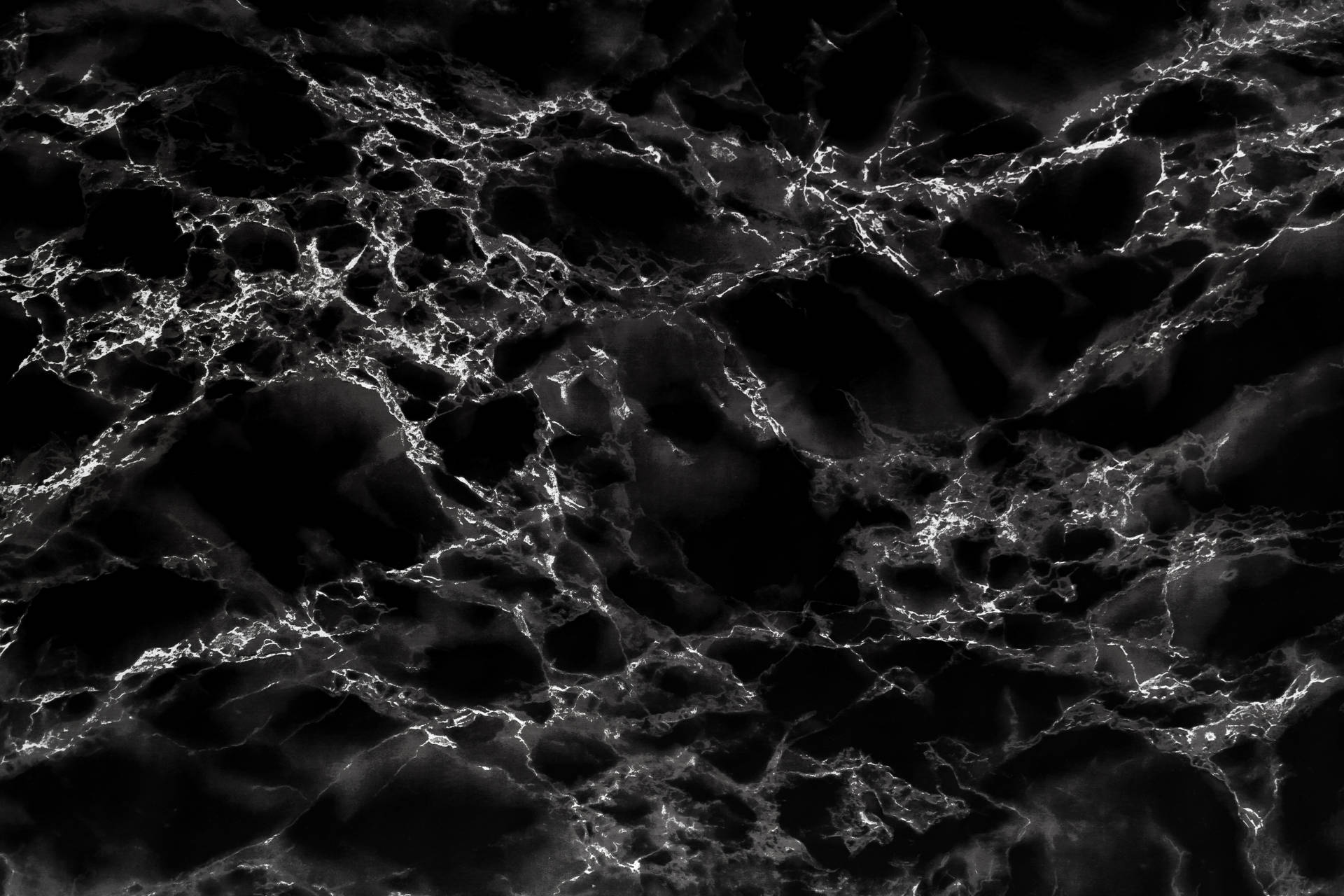 Black Aesthetic Marble Stone Background