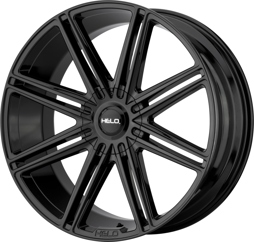 Black Alloy Car Wheel PNG