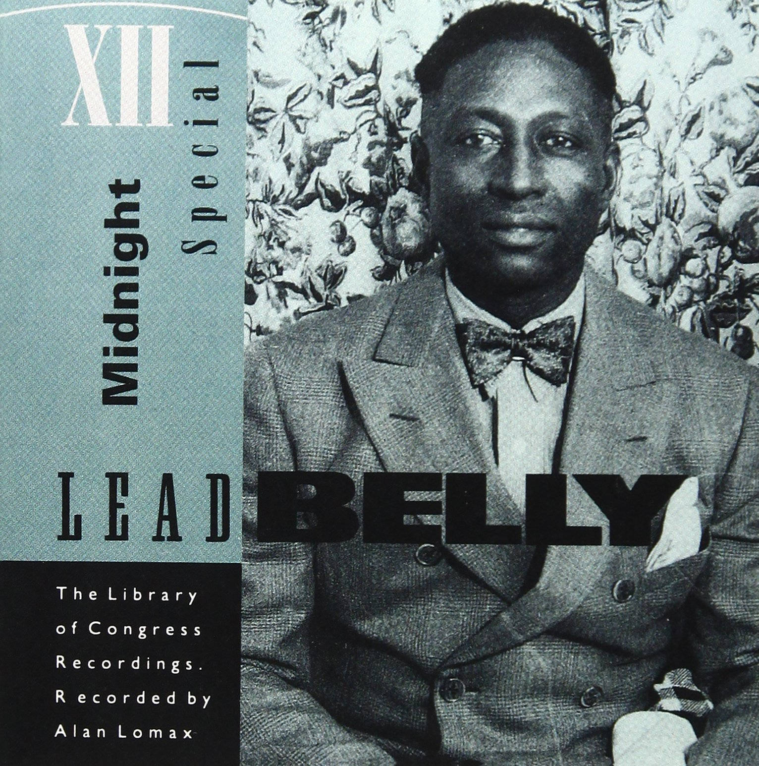 Black American Blues Singer Leadbelly Midnight Special Album Cover Wallpaper