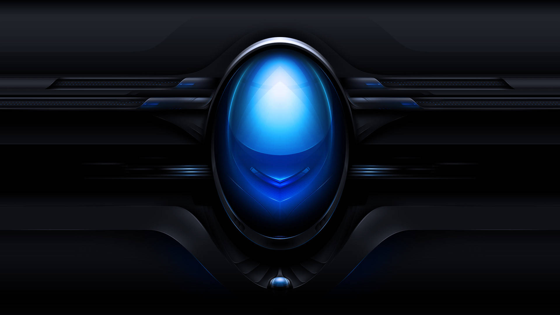 Black And Blue Alienware Picture