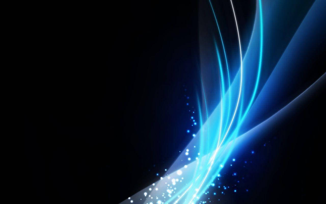 Black And Blue Background Streak Of Glowing Lines Wallpaper
