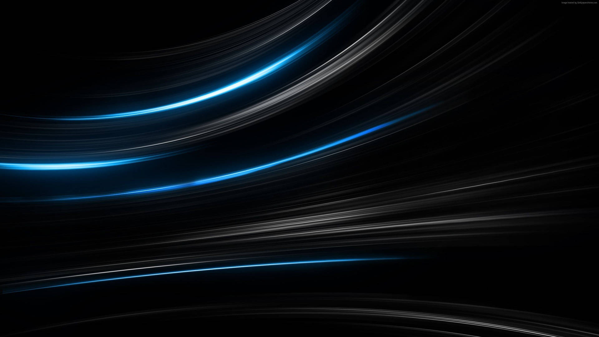 Black And Blue Curved Lines