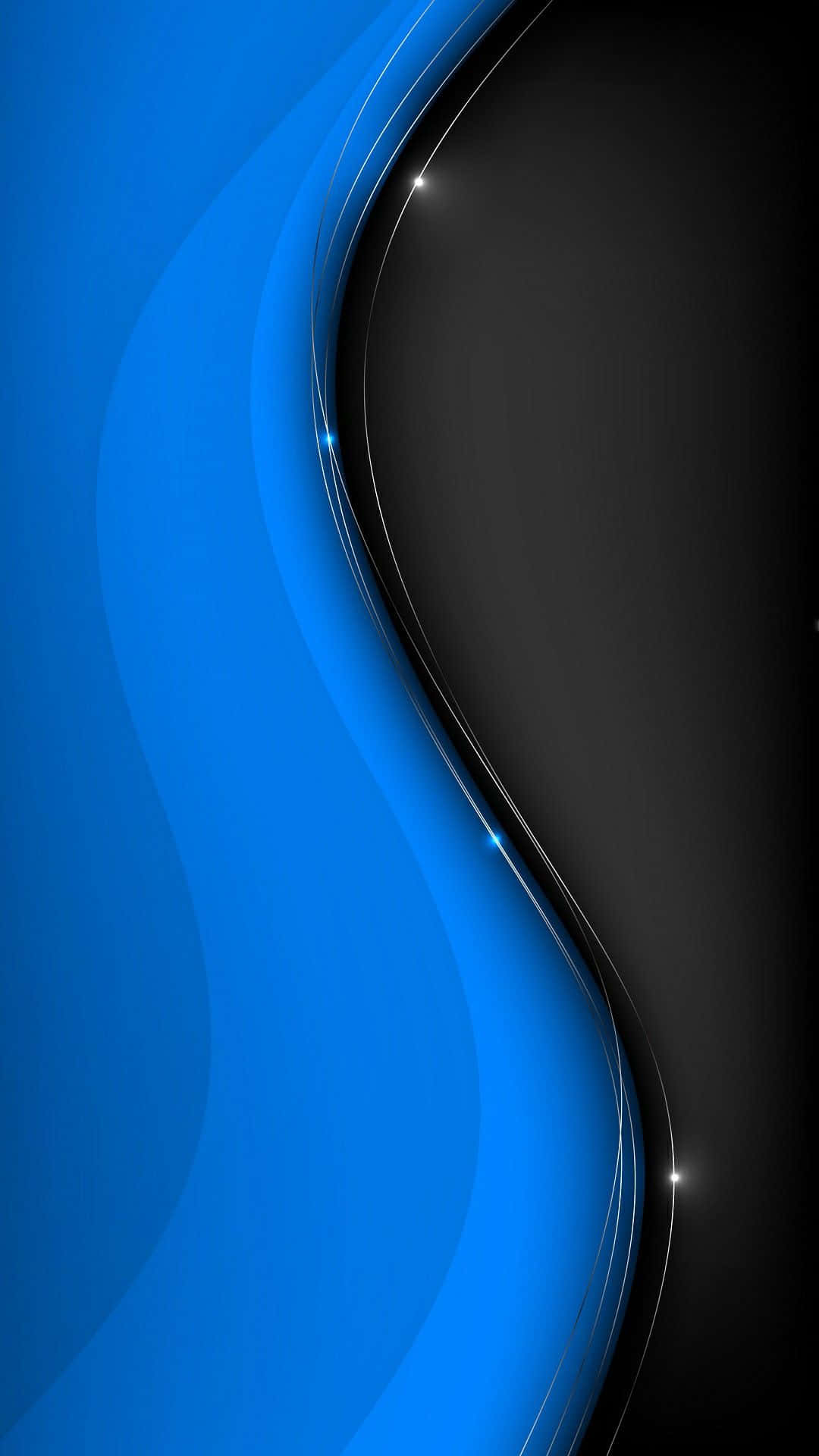 Hold altid forrest med sort og blå iPhone baggrundsbeskeder. Wallpaper