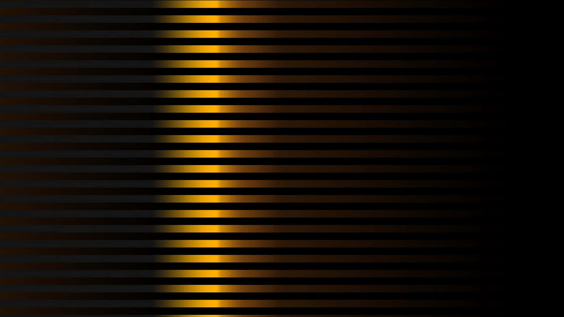 Monochrome Desktop Aesthetic In Black and Gold Wallpaper