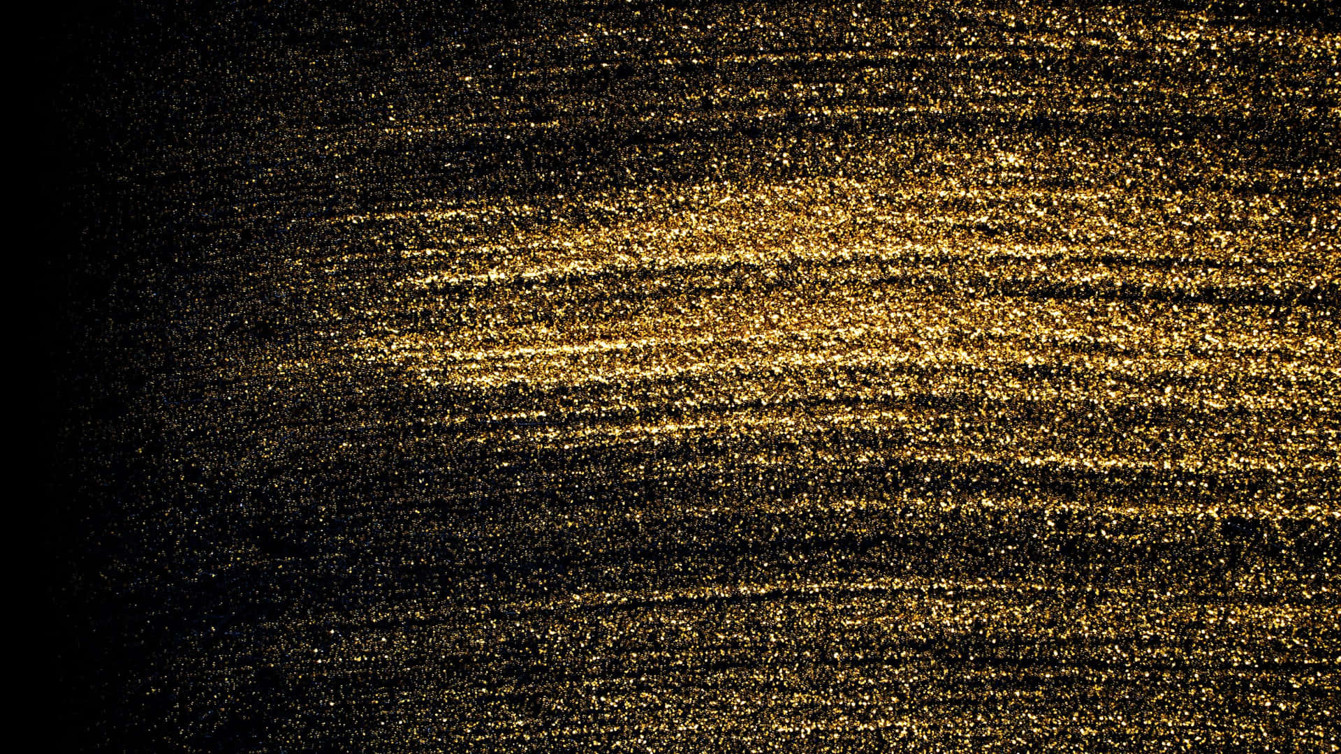 Amazing Black And Gold Glitter Brushed Wallpaper
