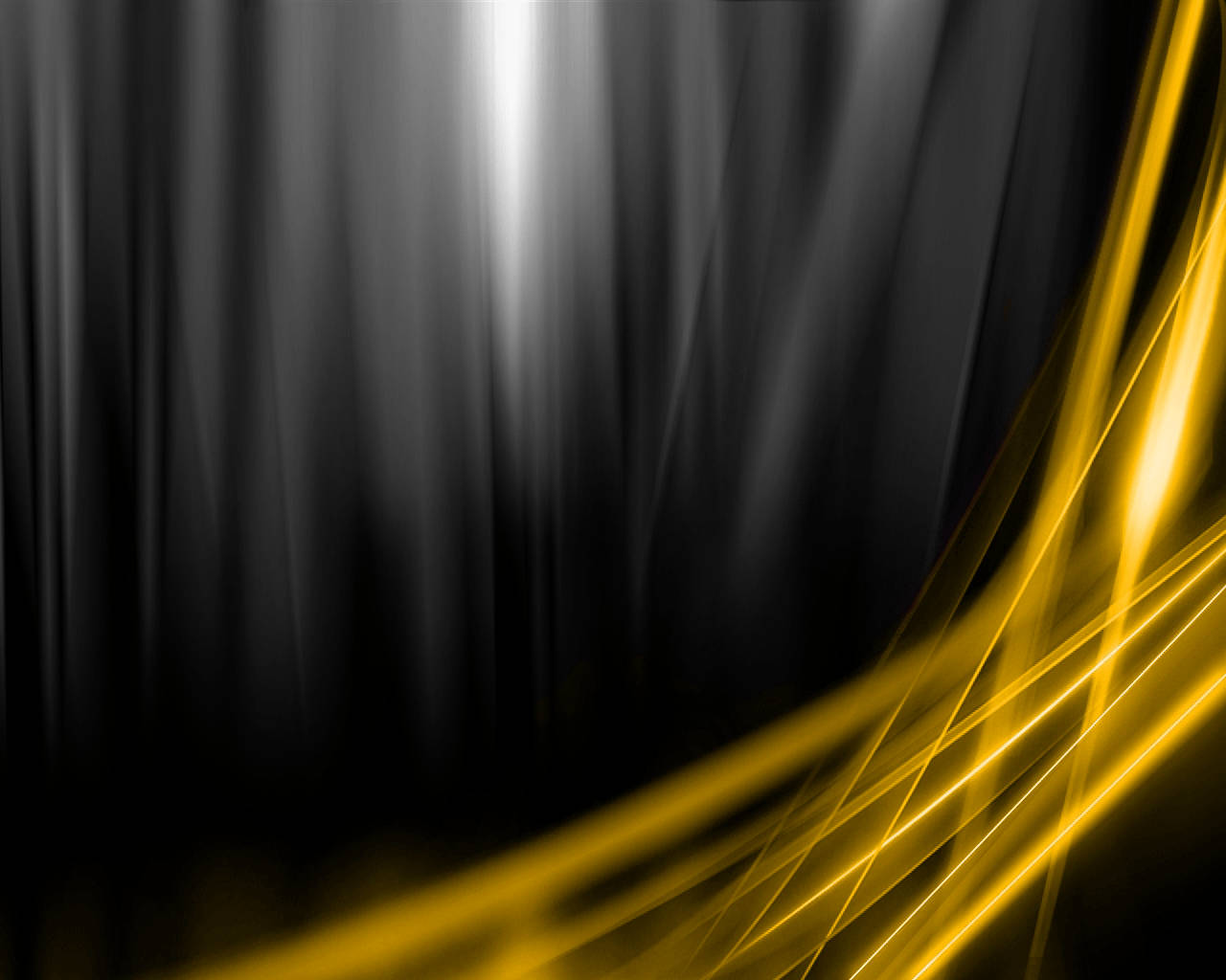 Black And Gold Line Strokes Wallpaper