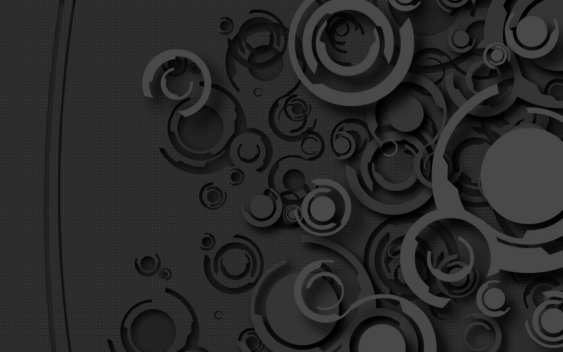 A Modern Black and Gray Abstract