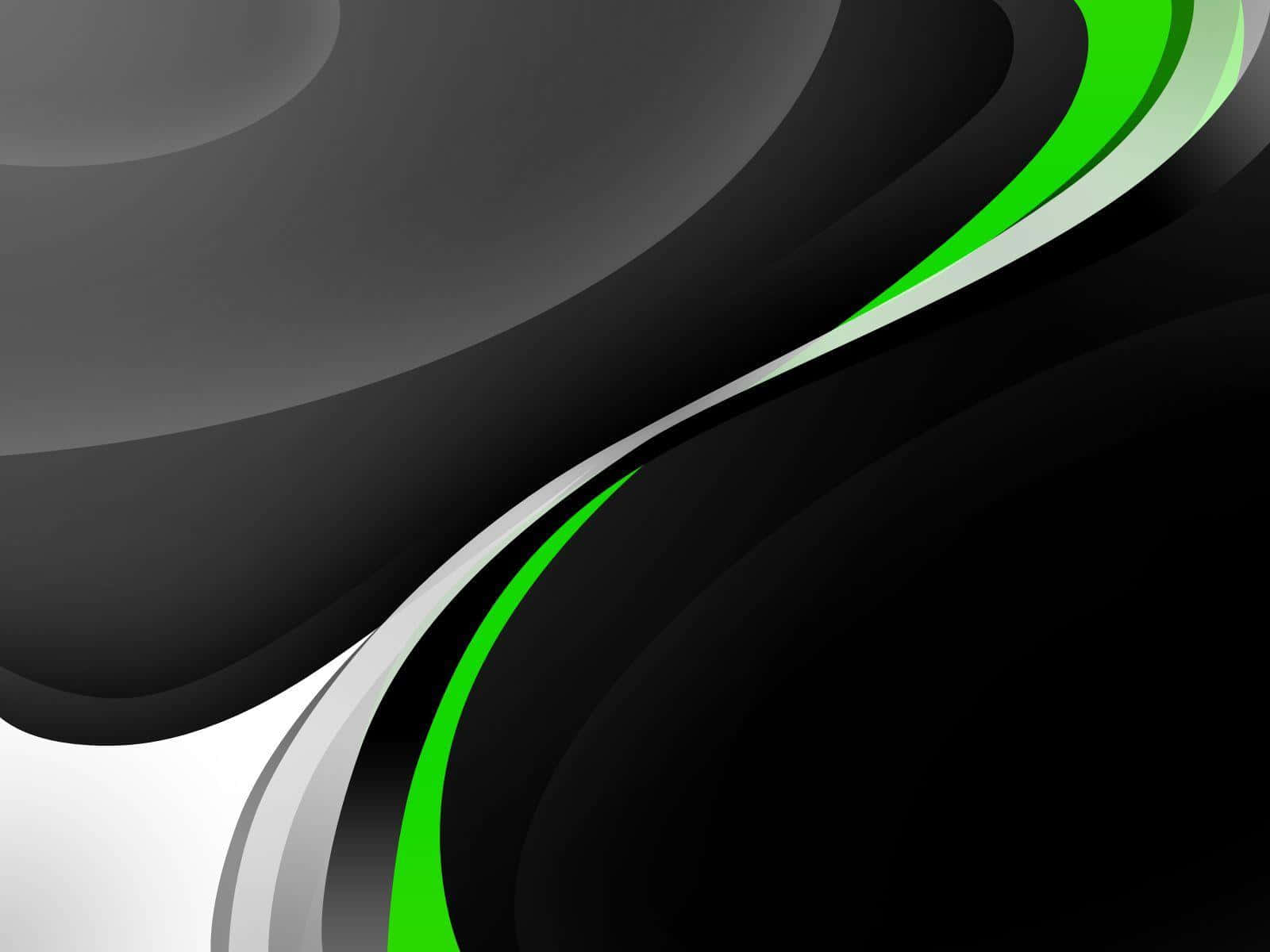 Captivating Black and Green Gradient