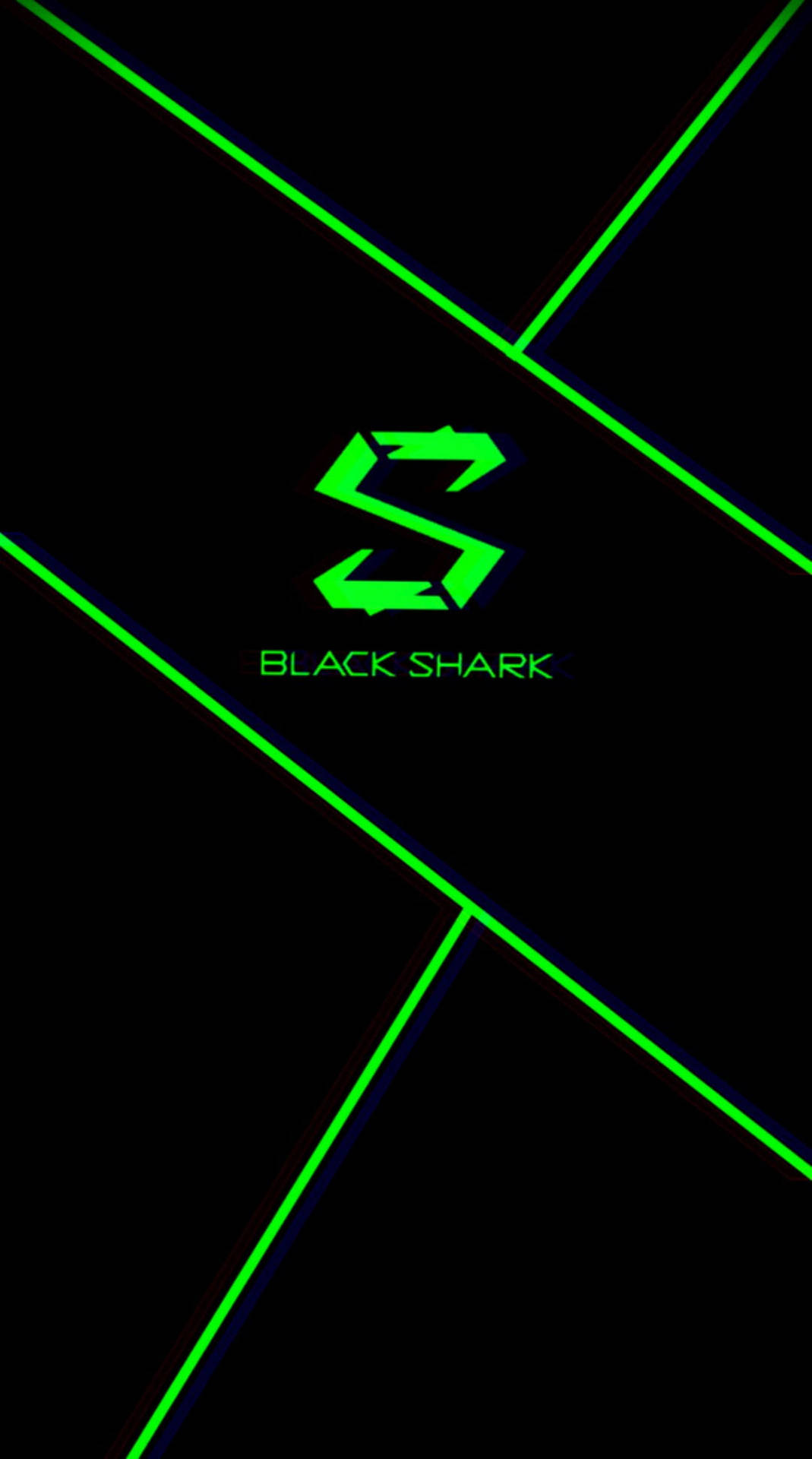 Black And Green Black Shark Wallpaper