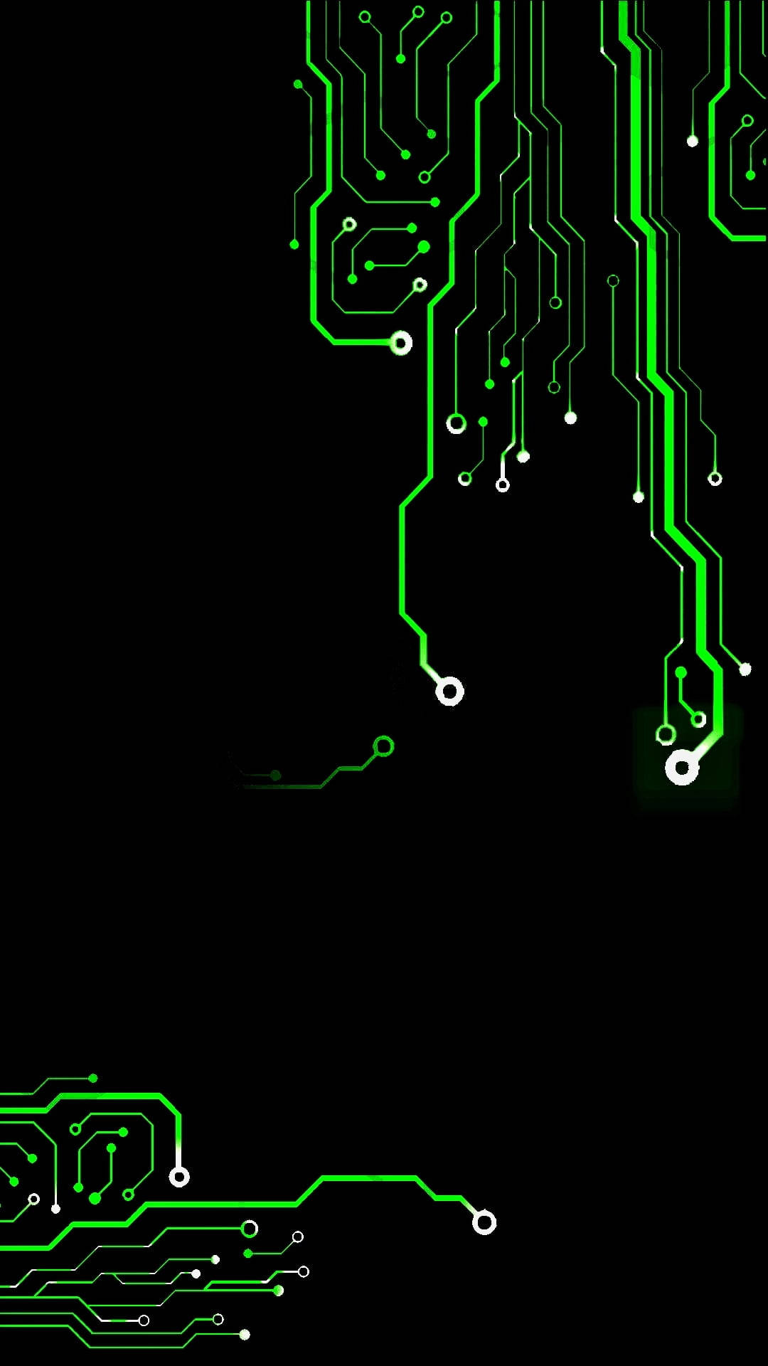 Black And Green Circuits Picture