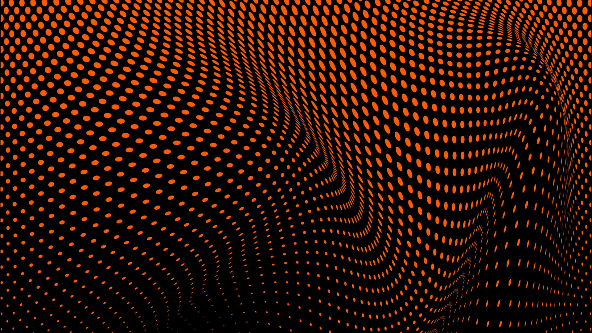 Caption: Vibrant Black and Orange Abstract Wallpaper Wallpaper