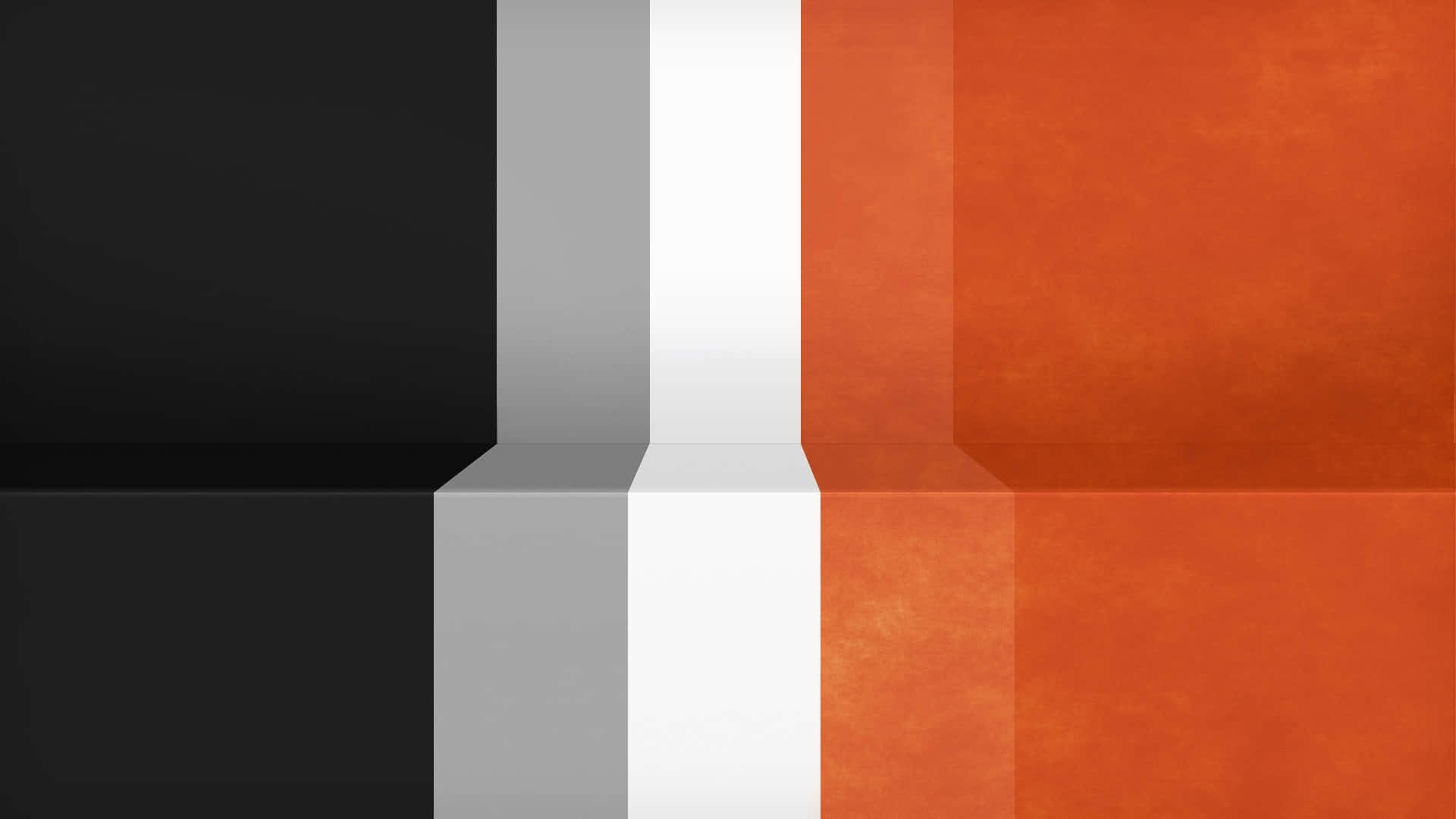 A Black And Orange Background With A White Stripe