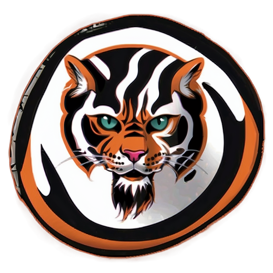 Download Black And Orange Bengals Logo Png Ddm43