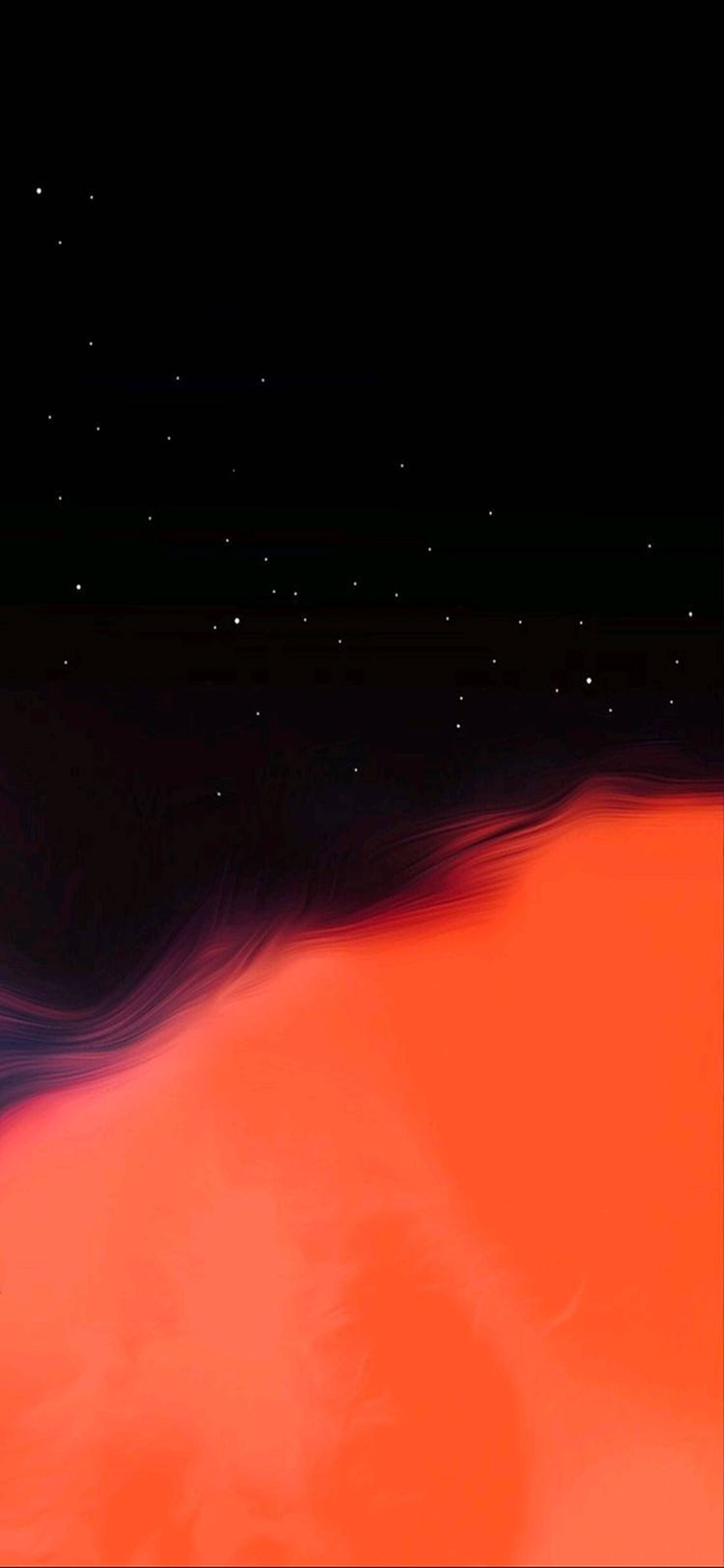 Black And Orange Redmi Note 9 Pro Wallpaper