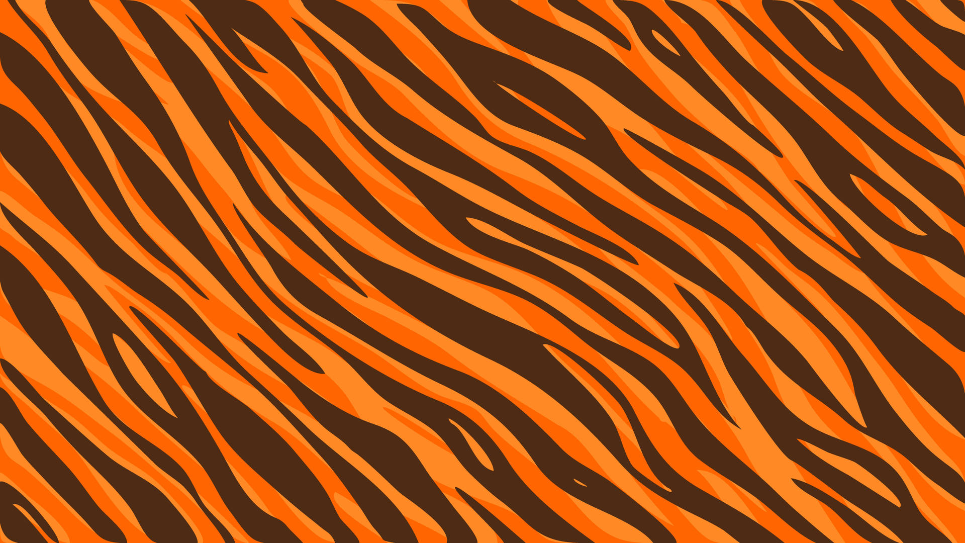 Black And Orange Tiger Iphone