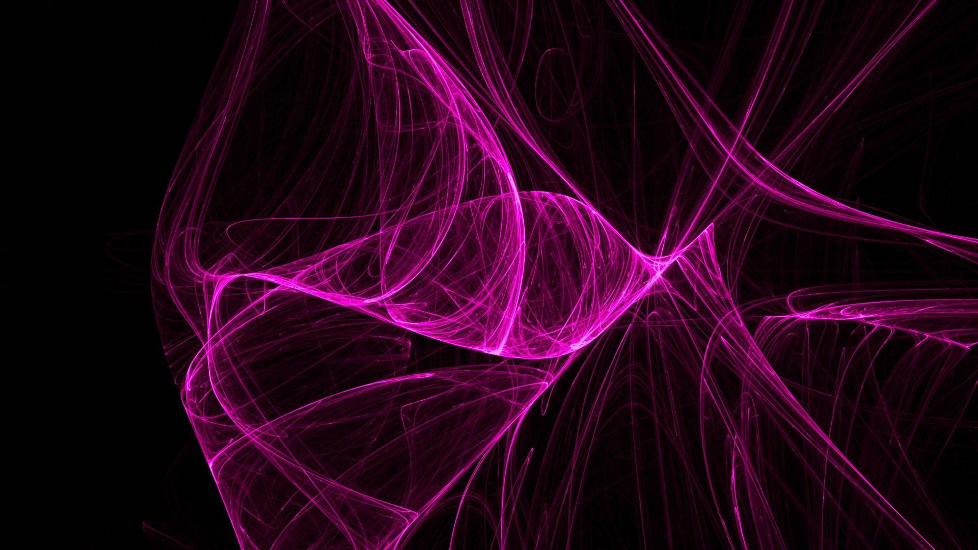 Black And Pink Aesthetic Abstract Fractal Wallpaper