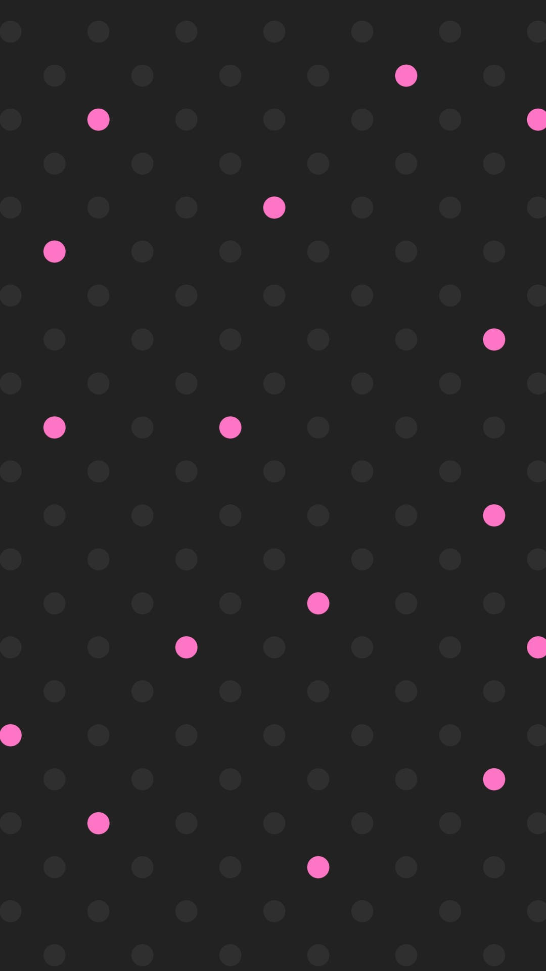 Black And Pink Aesthetic Dotted Pattern