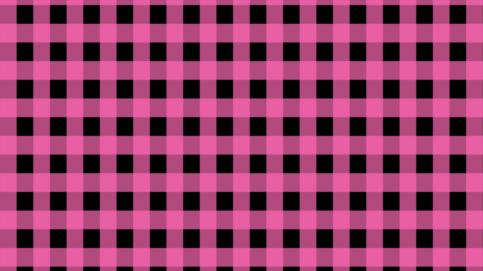 Black And Pink Aesthetic Gingham Pattern