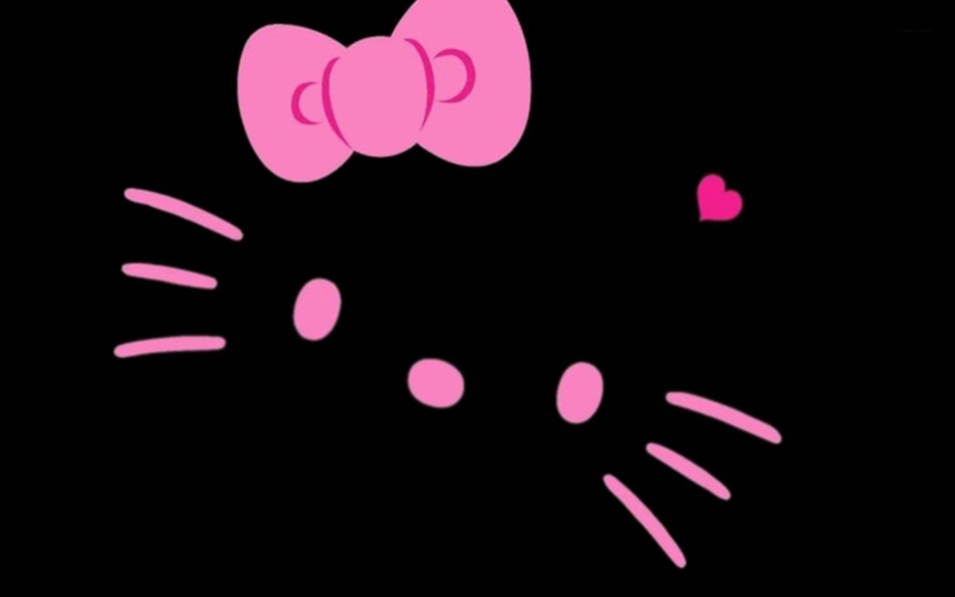 Black And Pink Aesthetic Hello Kitty