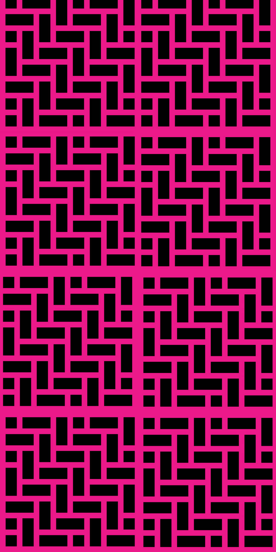 Black And Pink Aesthetic Herringbone Pattern Wallpaper