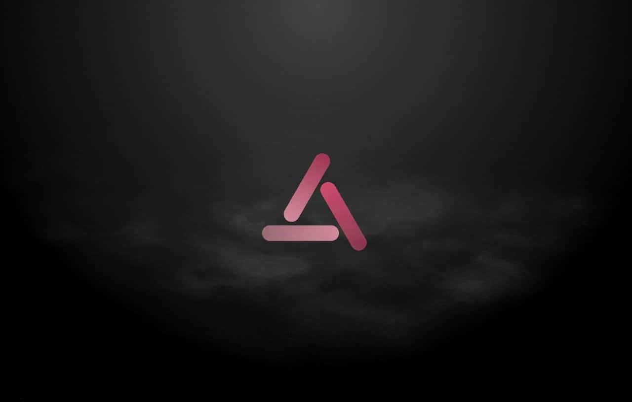 Triangle Black And Pink Background