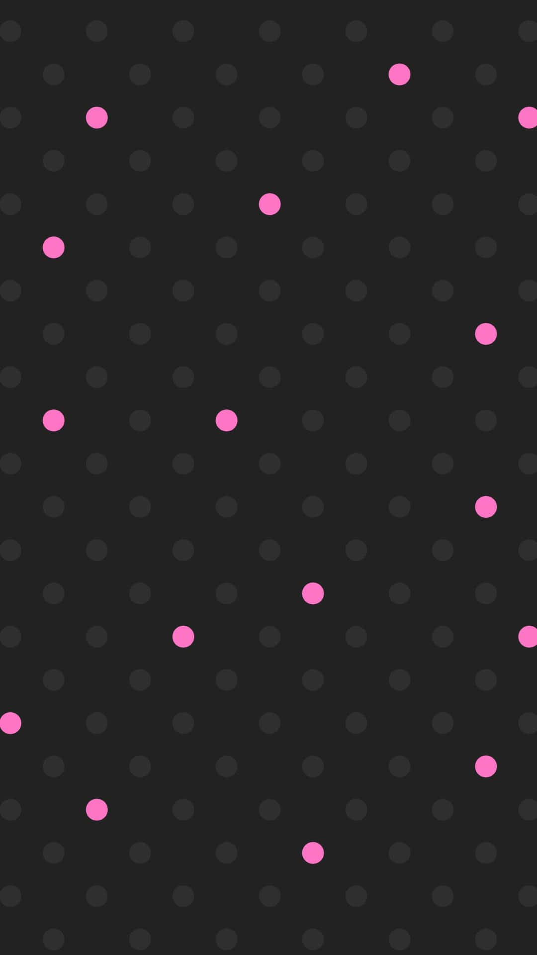 Schwarzerund Pinker Iphone Mit Winzigen Punkten Wallpaper