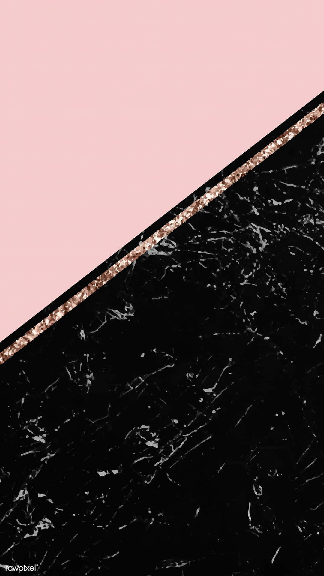 Einfachesästhetisches Schwarzes Und Pinkes Iphone Wallpaper