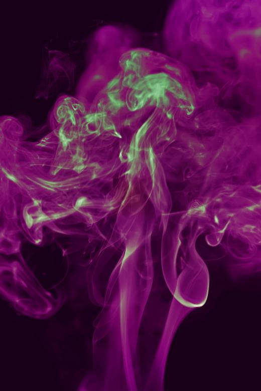 Black And Purple Aesthetic Abstract Smoke Wallpaper