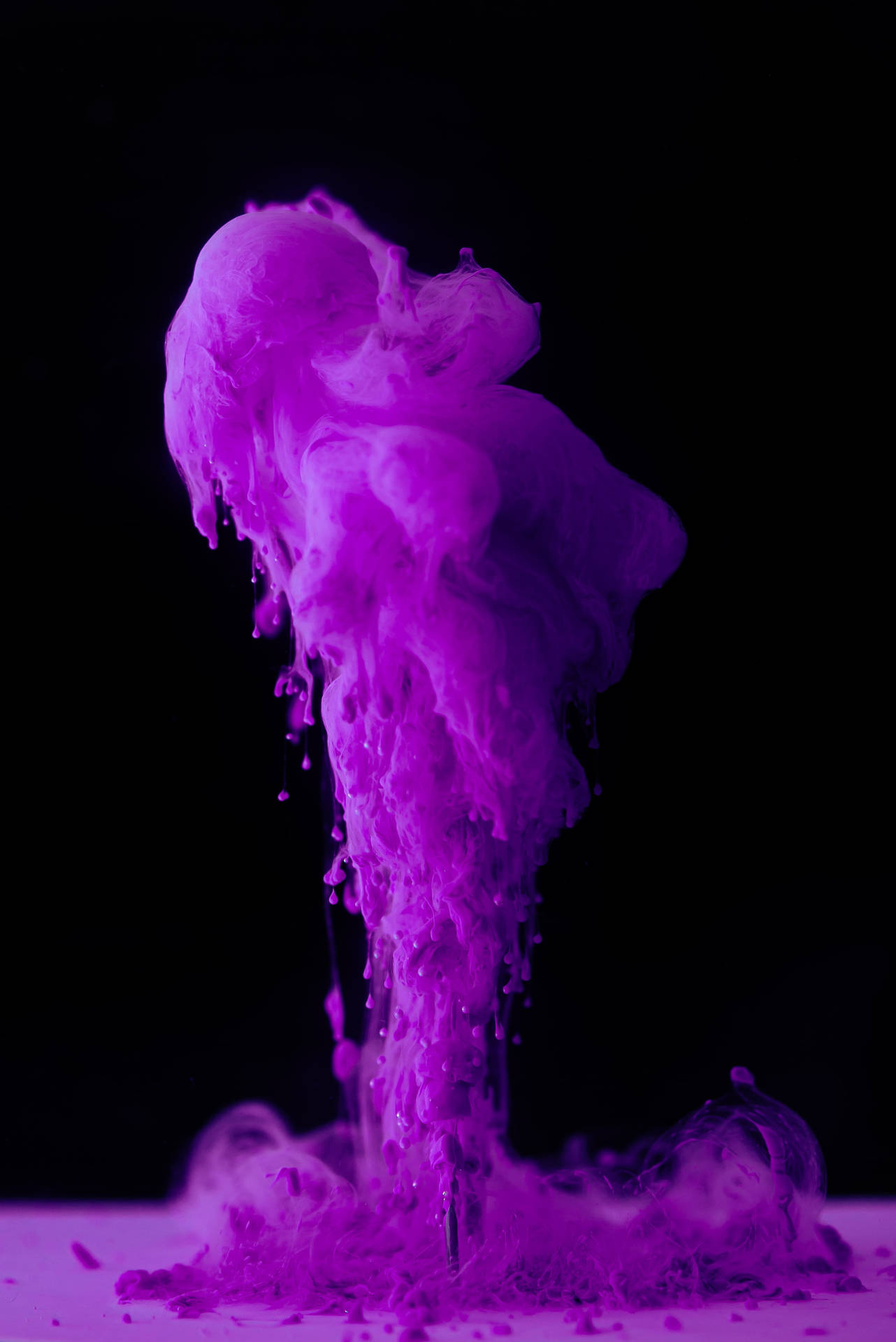 Black And Purple Aesthetic Abstract Still Wallpaper