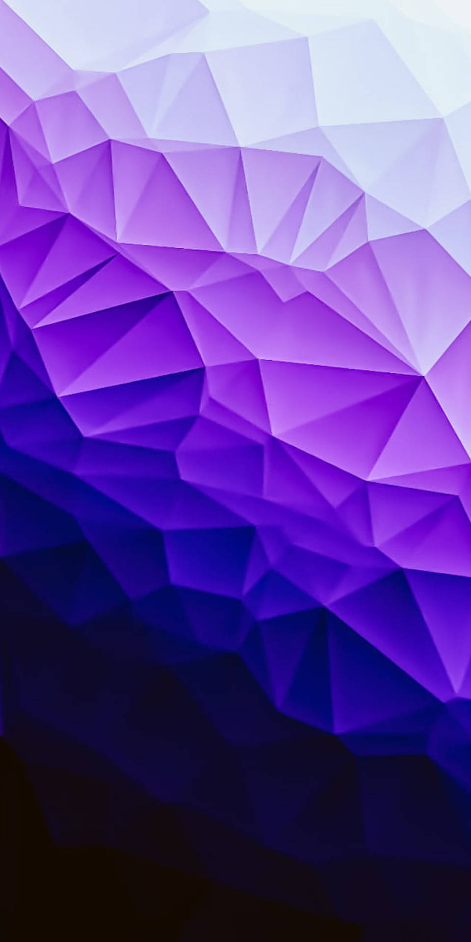 Black And Purple Aesthetic Triangle Art Wallpaper