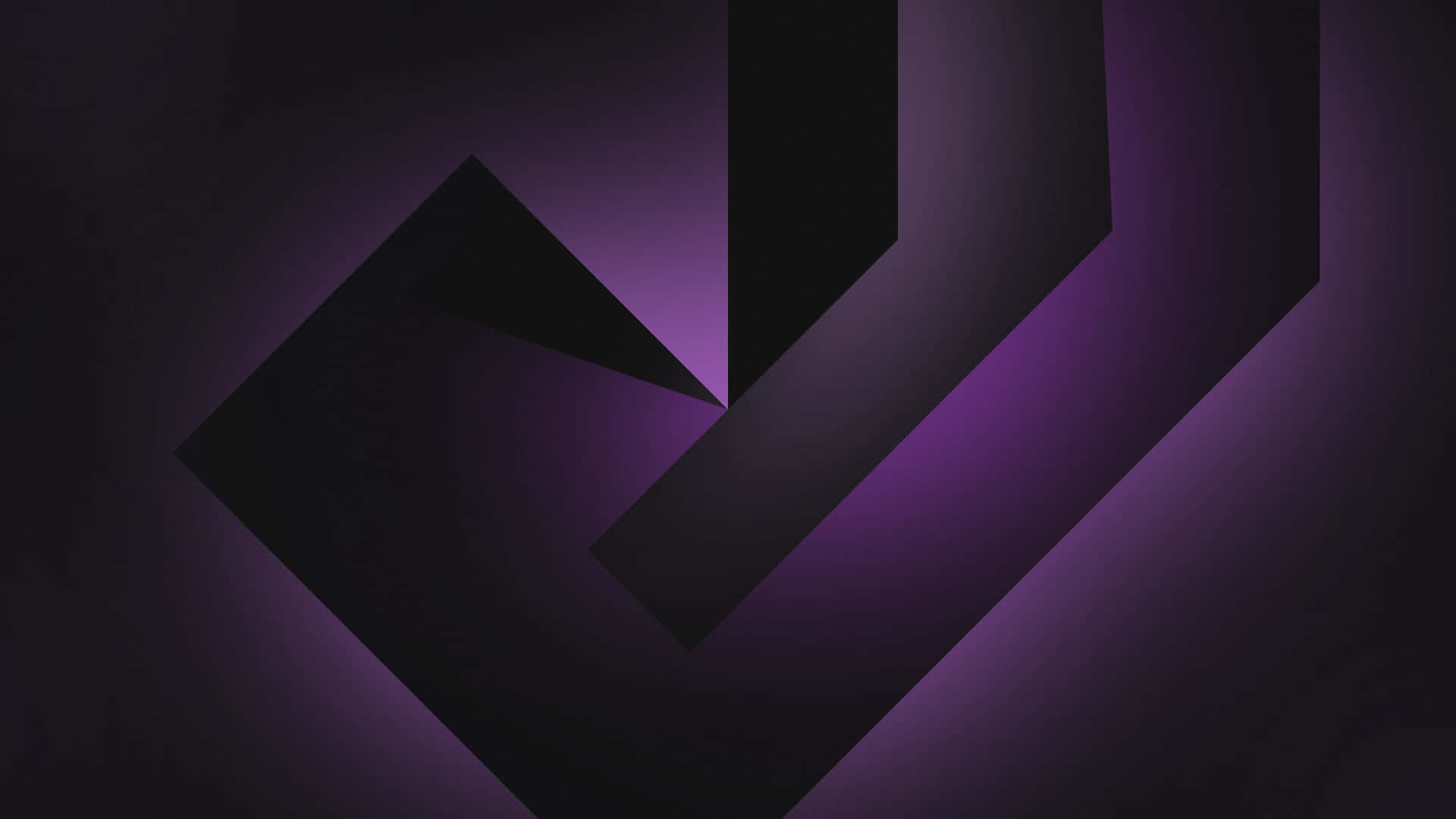 A Purple And Black Arrow With A Black Background