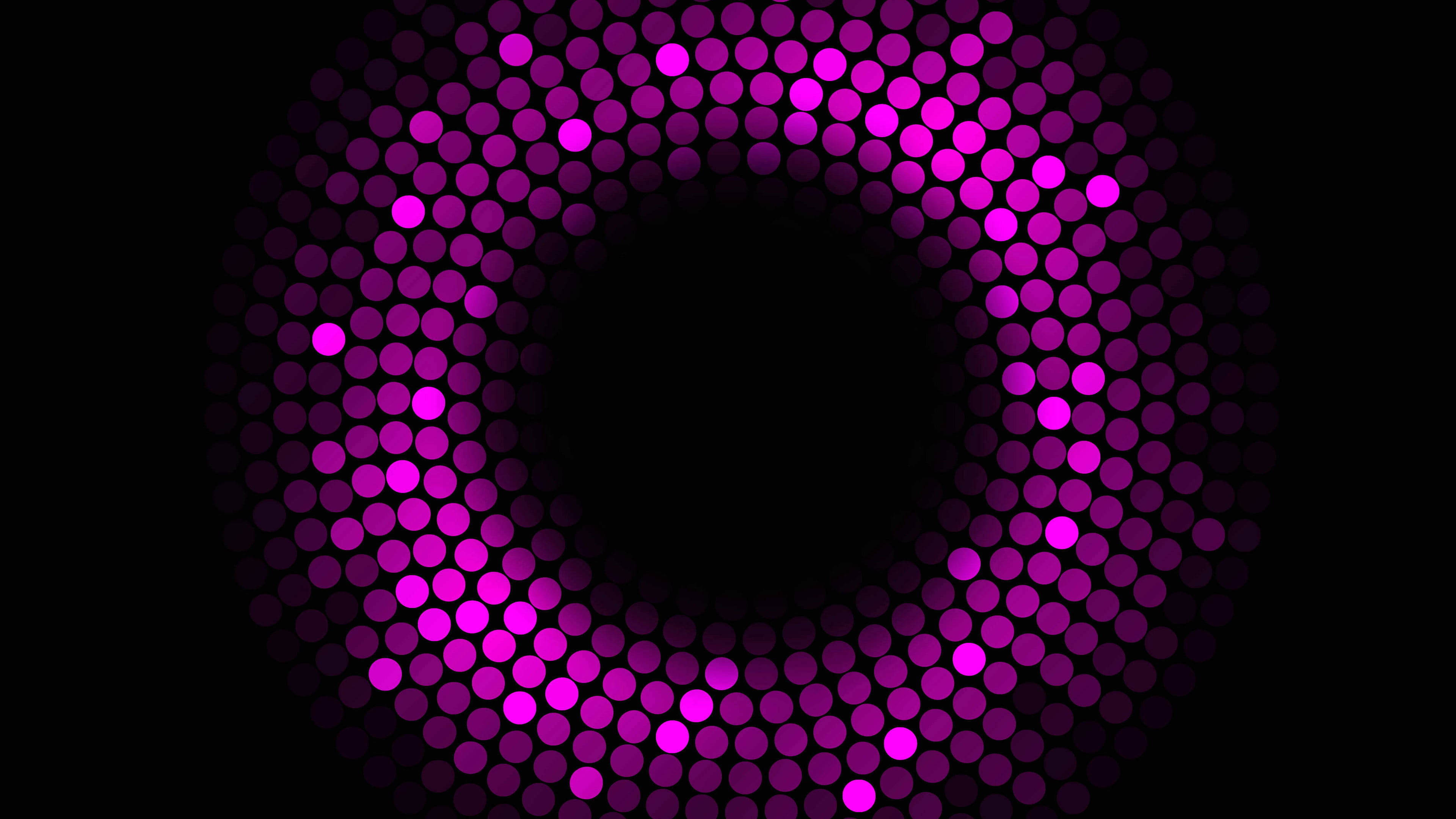 Black And Purple Circles Wallpaper